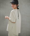 UNFILO BEAUTY FORM JERSEY light バックZIP プルオーバー アンフィーロ トップス スウェット・トレーナー ブラック …