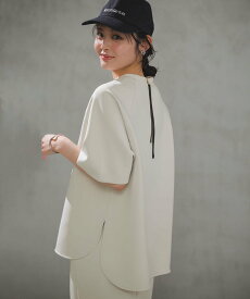 UNFILO BEAUTY FORM JERSEY light バックZIP プルオーバー アンフィーロ トップス スウェット・トレーナー ブラック グレー ホワイト【送料無料】