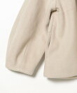 メランジ ノーカラー ジャケット 26AW 秋新作 冬アウター 防寒 軽量