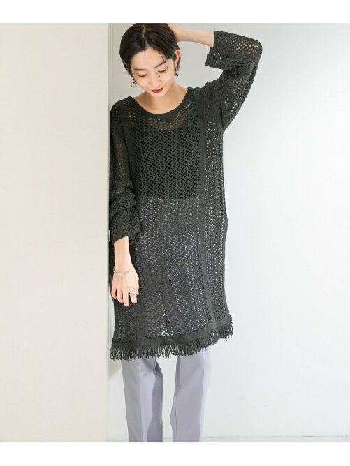 Kbf Web限定 メッシュチュニックニット Rakuten Fashion 楽天ファッション 旧楽天ブランドアベニュー Cc9709
