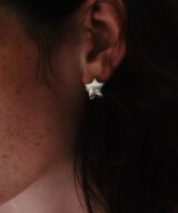 quip queint quip queint/trive star pierce フォブ アクセサリー・腕時計 ピアス シルバー【送料無料】