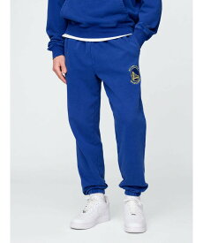 GAP (U)NBA ゴールデンステイト ウォリアーズ ロゴ ヘビーウェイトジョガーパンツ ギャップ パンツ ジャージ・スウェットパンツ ブルー【送料無料】