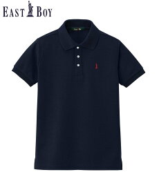 EASTBOY School ポロシャツ 半袖 COOLMAX スクール 制服 通学 中学生 高校生 イーストボーイ トップス ポロシャツ ブルー レッド ホワイト【送料無料】