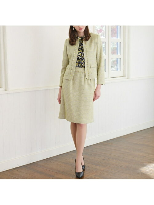 Liliane Burty Eclat ミックスツイードジャケット Rakuten Fashion 楽天ファッション 旧楽天 ブランドアベニュー Ac9711