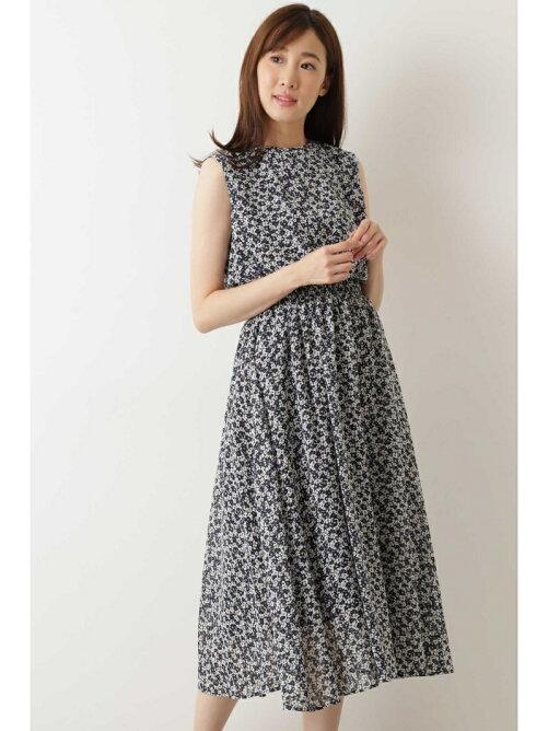 Natural Beauty Basic 洗える ブルーミングフラワープリントワンピース Rakuten Fashion 楽天ファッション 旧楽天ブランドアベニュー Ak8711