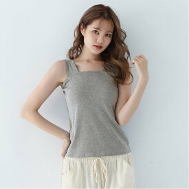 【SALE／30%OFF】Aimoon ブラ紐隠しインナー タンクトップ 無地 ミニミニストア トップス ノースリーブ・タンクトップ ホワイト グレー ブラック ピンク