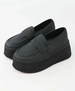 【SALE/20%OFF】LOVEHUNTER 7cmヒール ワンピース オフィス フォーマル 厚底ローファー ☆2227 サンエーフットウェアー シューズ・靴 ローファー グレー ベージュ ブラック ブラウン