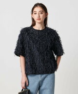 【SALE／50%OFF】UNITED ARROWS ヘアリー ラメ カットジャガード ブラウス ユナイテッドアローズ アウト…