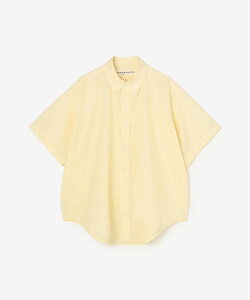 Bshop THE SHINZONE �b HALF SLEEVES DADDY SHIRT WOMEN �r�V���b�v �g�b�v�X �V���c�E�u���E�X �C�G���[ �u���[�y���������z