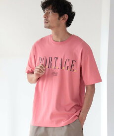 【SALE／60%OFF】B:MING by BEAMS Manhattan Portage / 2トーンロゴ プリントTシャツ ビームス アウトレット トップス カットソー・Tシャツ ホワイト ピンク