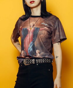 �ySALE�^10%OFF�zSubciety WOMENS �yWOMEN�zFoot ball shirt �T�u�T�G�e�B �g�b�v�X �V���c�E�u���E�X �u���b�N�y���������z