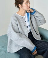 FREAK'S STORE 限定展開 裏配色 スナップ ニット カーディガン 26AW フリークスストア トップス カーディ…