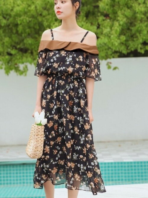 Zoe Jenko W 花柄オフショルシフォンワンピース Rakuten Fashion 楽天ファッション 旧楽天ブランドアベニュー At5713