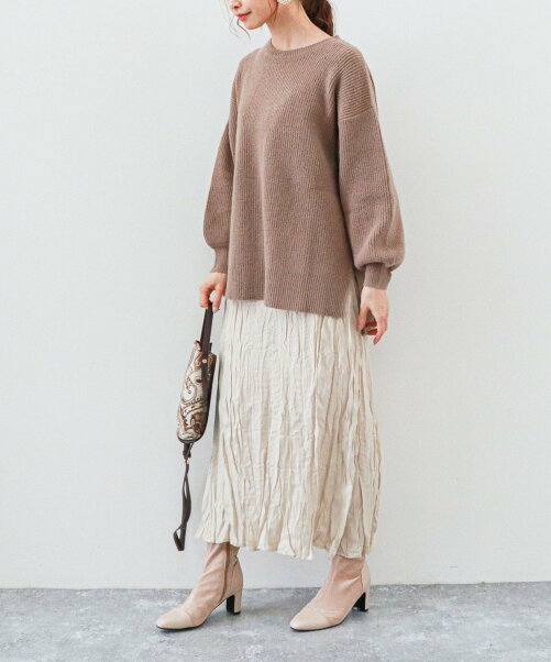 Archives 畦編みチュニックpo シワ加工ワンピースset Rakuten Fashion 楽天ファッション 旧楽天ブランドアベニュー Cb7713