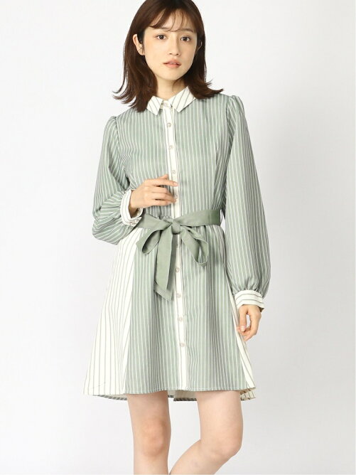 Axes Femme W ストライプ切替シャツチュニック Rakuten Fashion 楽天ファッション 旧楽天ブランドアベニュー Cd7713