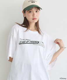 earth music&ecology Pluto/プリントビッグTEE アースミュージック&エコロジー トップス カットソー・Tシャツ グレー ホワイト【送料無料】