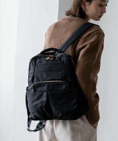 【SALE／33%OFF】aroco 10ポケットナイロンリュック レディース a4 ナイロン マザーズバッグ ヴィータフェリーチェ バッグ リュック・バックパック ブラック グレー【送料無料】
