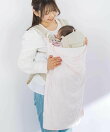 【UVカット】【接触冷感】【お揃い】星ロゴパイルジャガードマルチケープベビー