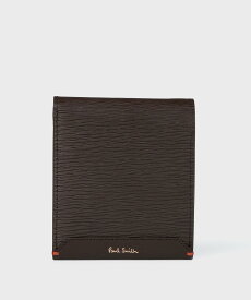 【SALE／50%OFF】Paul Smith 【公式】パネルディテール 2つ折り財布 ポール・スミス　アウトレット 財布・ポーチ・ケース 財布 ブルー グレー ブラウン ブラック【送料無料】