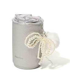 Francfranc チャーム付きステンレスタンブラー グリッター シルバー フランフラン 食器・調理器具・キッチン用品 グラス・マグカップ・タンブラー シルバー