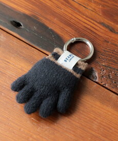 BEAMS JAPAN 【別注】フクシン / 手袋チャーム キーホルダー ビームス ジャパン 財布・ポーチ・ケース その他の財布・ポーチ・ケース オレンジ ネイビー