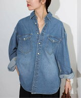 SLOBE IENA 《WEB限定/追加》LE DENIM BDUデニムシャツ スローブ イエナ トップス シャツ・ブラウス ブル…