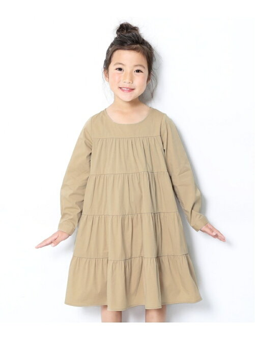 Devirock ティアード長袖ワンピースデビロック 子供服 キッズ Rakuten Fashion 楽天ファッション 旧楽天 ブランドアベニュー Ae3715