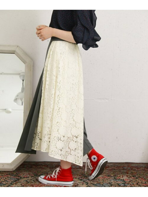 Urban Research Outlet Kbf レースドッキングフレアスカート Rakuten Fashion 楽天ファッション 旧楽天ブランドアベニュー Cj4715