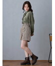 ダブルベルトショートパンツ