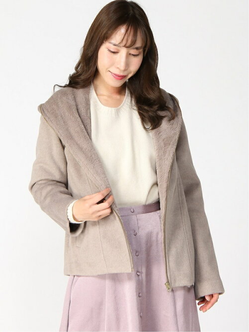 Eimy Pearl By Powder Sugar W 裏生地ファーフード付きコート Rakuten Fashion 楽天ファッション 旧楽天ブランドアベニュー Bx9716