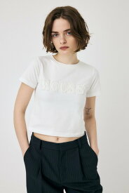 MOUSSY PATCH DENIM MOUSSY TINY Tシャツ マウジー トップス カットソー・Tシャツ ホワイト ブラック ピンク グレー【送料無料】