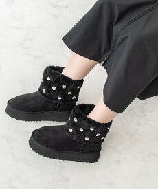 【SALE／44%OFF】Bridget Birkin 【Bridget Birkin】キルティングビジュームートンブーツ ブリジットバーキン シューズ・靴 ブーツ【送料無料】