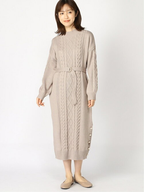 Axes Femme W 裾ボタンニットワンピース Rakuten Fashion 楽天ファッション 旧楽天ブランドアベニュー Cd7717