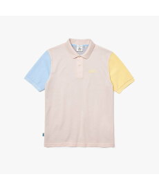 【SALE／30%OFF】LACOSTE ラコステライブ クレイジーパターンポロシャツ ラコステ トップス ポロシャツ ピンク グレー【送料無料】