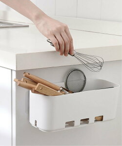 aimoha home aimoha home/(W)隙間収納スライド引き出し式 貼り付け収納ボックス アイモハ インテリア・生活雑貨 収納用品・棚・ラック ホワイト