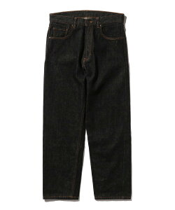 BEAMS PLUS 5 Pocket Wide Denim �r�[���X ���� �p���c �W�[���Y�E�f�j���p���c �u���b�N �u���[ �l�C�r�[�y���������z