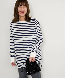 JOURNAL STANDARD relume 《追加7》TCワッフルオーバーサイズロングスリーブTシャツ ジャーナル スタンダード レリューム トップス カットソー・Tシャツ グレー ブラウン