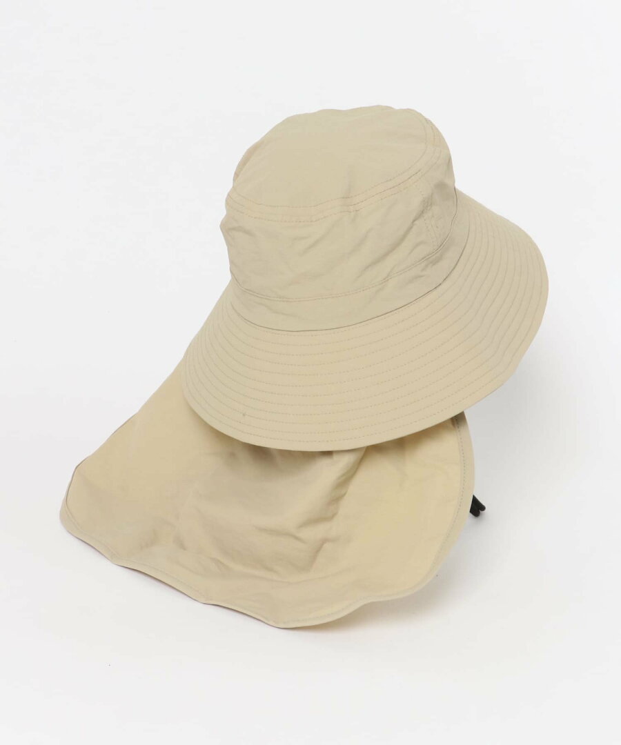 【SALE/20%OFF】SMELLY 『撥水/UVカット』サンシェードバケットハット スメリー 帽子 ハット ベージュ - メイン画像 17