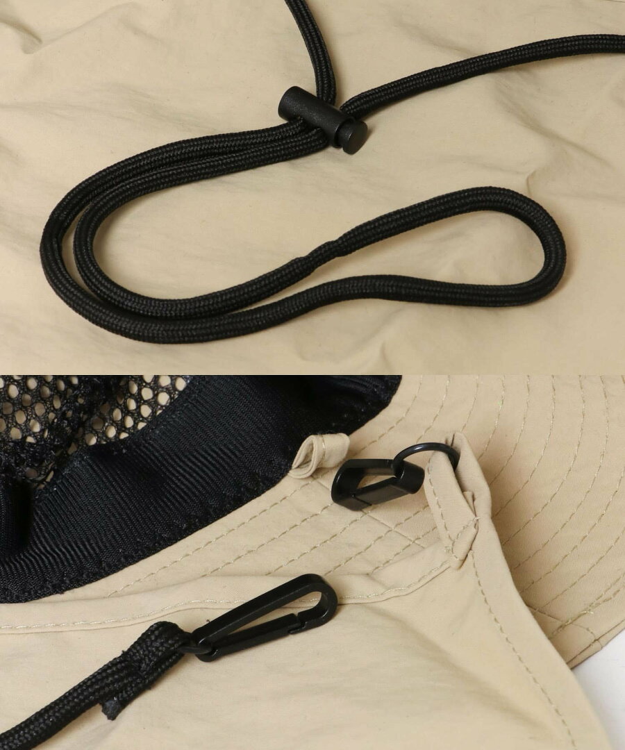 【SALE/20%OFF】SMELLY 『撥水/UVカット』サンシェードバケットハット スメリー 帽子 ハット ベージュ - メイン画像 19