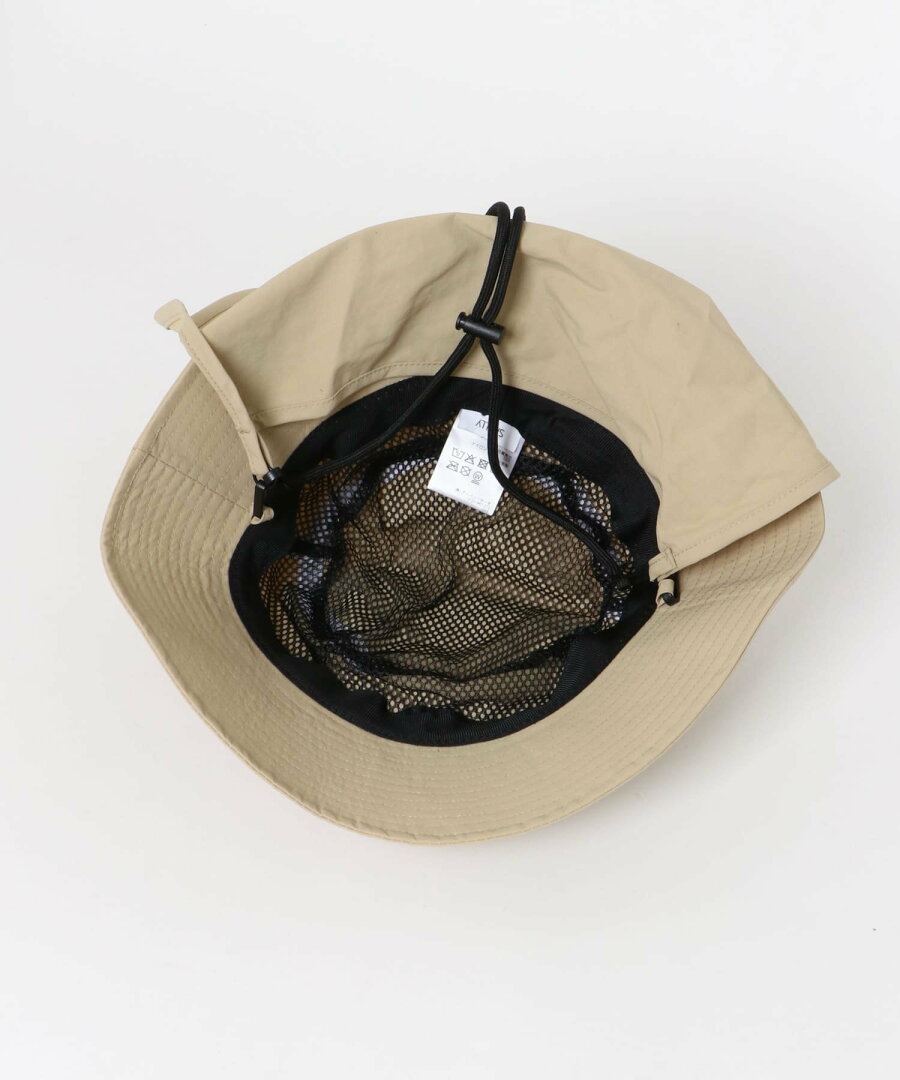 【SALE/20%OFF】SMELLY 『撥水/UVカット』サンシェードバケットハット スメリー 帽子 ハット ベージュ - メイン画像 20