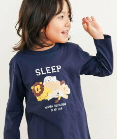 【SALE／14%OFF】SLAP SLIP 【スララク/防汚加工/オーガニックコットン】わくわく男の子長袖Tシャツ(80~130cm) ベベ オンライン ストア トップス カットソー・Tシャツ ブラック ホワイト ネイビー グリーン グレー ベージュ