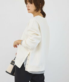 【SALE／25%OFF】AMERICAN HOLIC サイドドットボタンポンチプルオーバー アメリカンホリック トップス スウェット・トレーナー ワインレッド グレー ブラック ホワイト