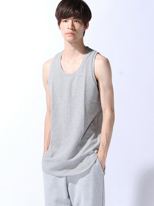 Zip Five M Zip Five ワッフルロングタンクトップ Rakuten Fashion