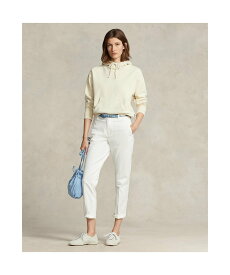 POLO RALPH LAUREN クロップド スリム フィット ツイル チノ パンツ ラルフローレン パンツ チノパンツ ホワイト【送料無料】