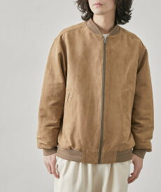 【SALE／50%OFF】JUNRed j.n.r.d / フェイクスエードブルゾン ジュンレッド ジャケット・アウター ブルゾン・ジャンパー グレー ベージュ【送料無料】