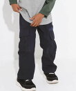 ストレッチキャンバス カーゴワイドパンツ(110~160cm)