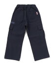 ストレッチキャンバス カーゴワイドパンツ(110~160cm)