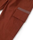 ストレッチキャンバス カーゴワイドパンツ(110~160cm)