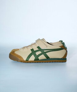 Onitsuka Tiger MEXICO 66 KIDS �I�j�c�J�^�C�K�[ �V���[�Y�E�C �X�j�[�J�[ �z���C�g �u���b�N �V���o�[ �x�[�W�� �C�G���[�y���������z