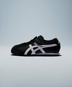Onitsuka Tiger MEXICO 66 KIDS �I�j�c�J�^�C�K�[ �V���[�Y�E�C �X�j�[�J�[ �z���C�g �u���b�N �V���o�[ �x�[�W�� �C�G���[�y���������z